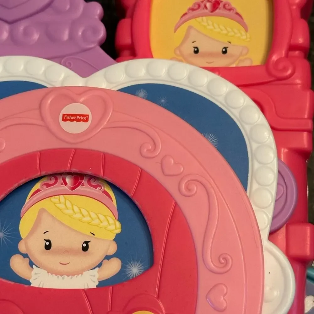 FisherPrice princess Jewelry Box interactive Book Doll Tea Pot Cup